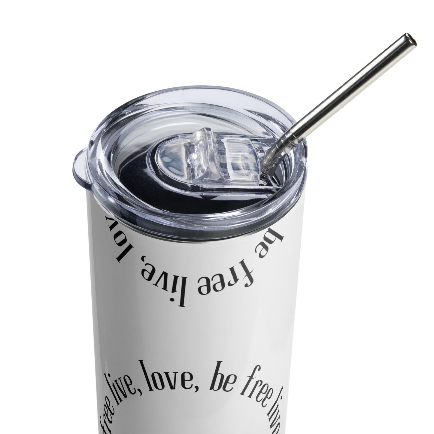 Live, Love and Be Free Stainless Steel Tumbler